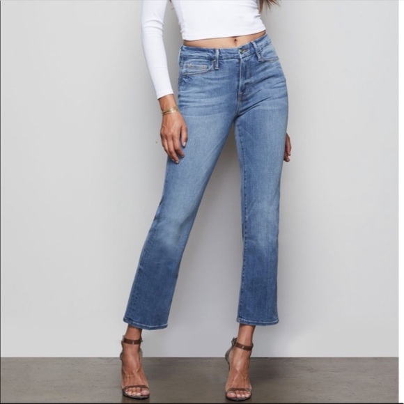 Good American Denim - Good American Good Straight High Waisted Jeans